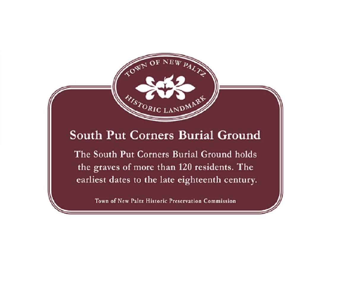 Put Corners Burial Ground Road Side Marker 