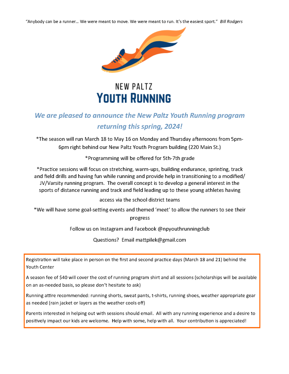 Youth Running 2024