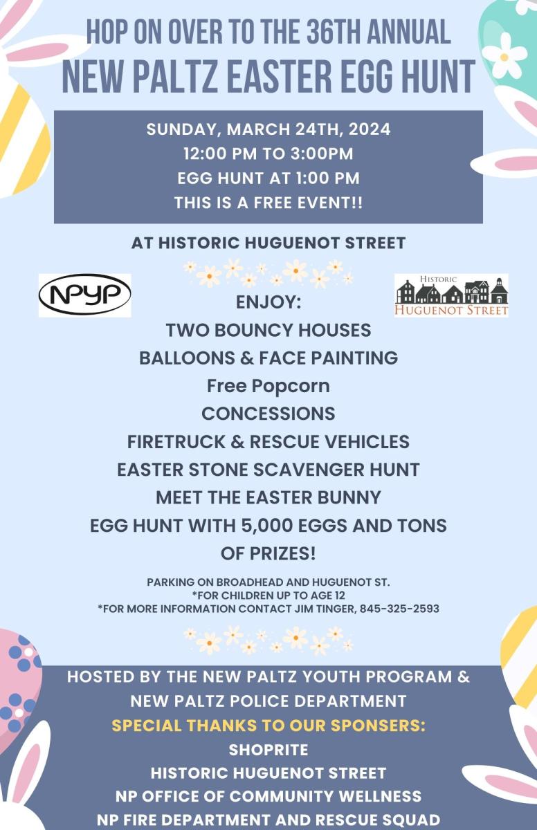 Easter Egg Hunt Postponed