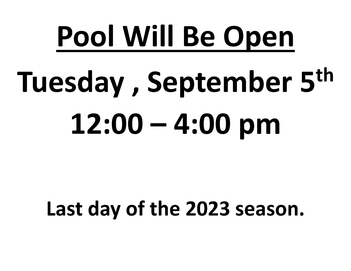 Pool Open 9.5.23
