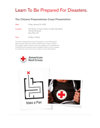 The Citizens Preparedness Corps Presentation