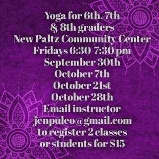 Yoga with Jen Puleo at the Community Center - October Dates