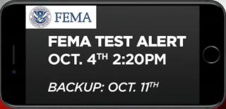 FEMA and FCC Plan Nationwide Emergency Alert Test for Oct. 4; Test Messages Will be Sent to All TVs, Radios and Cell Phones