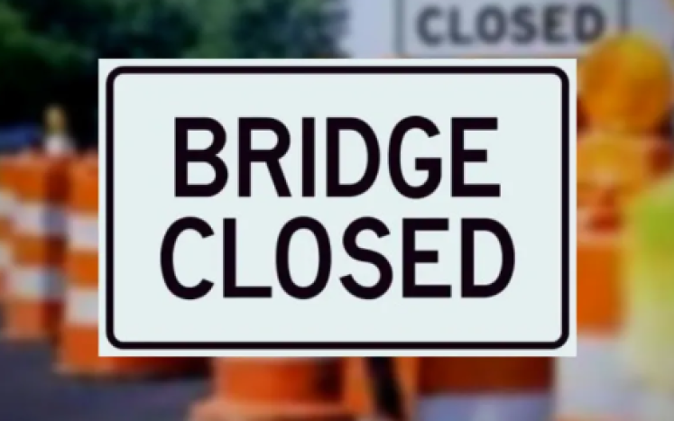 Town of New Paltz Brookside Bridge Closed