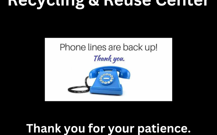 Highway Department and Recycling & Reuse Center - Phones Working
