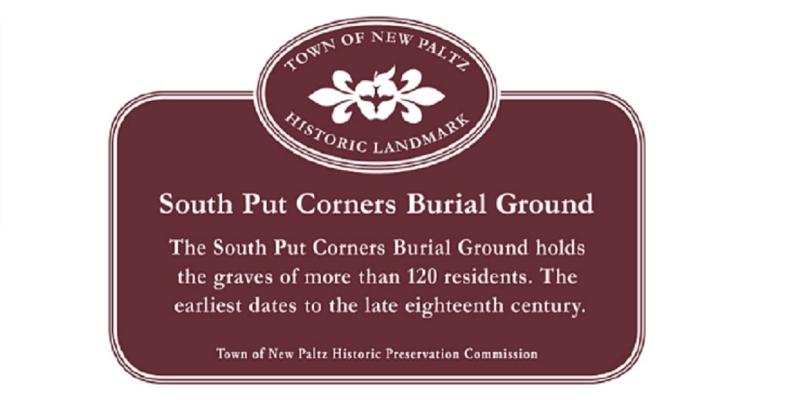 Put Corners Burial Ground Road Side Marker 